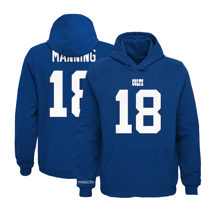 Men Indianapolis Colts blue Hoodie 0819->minnesota vikings->NFL Jersey